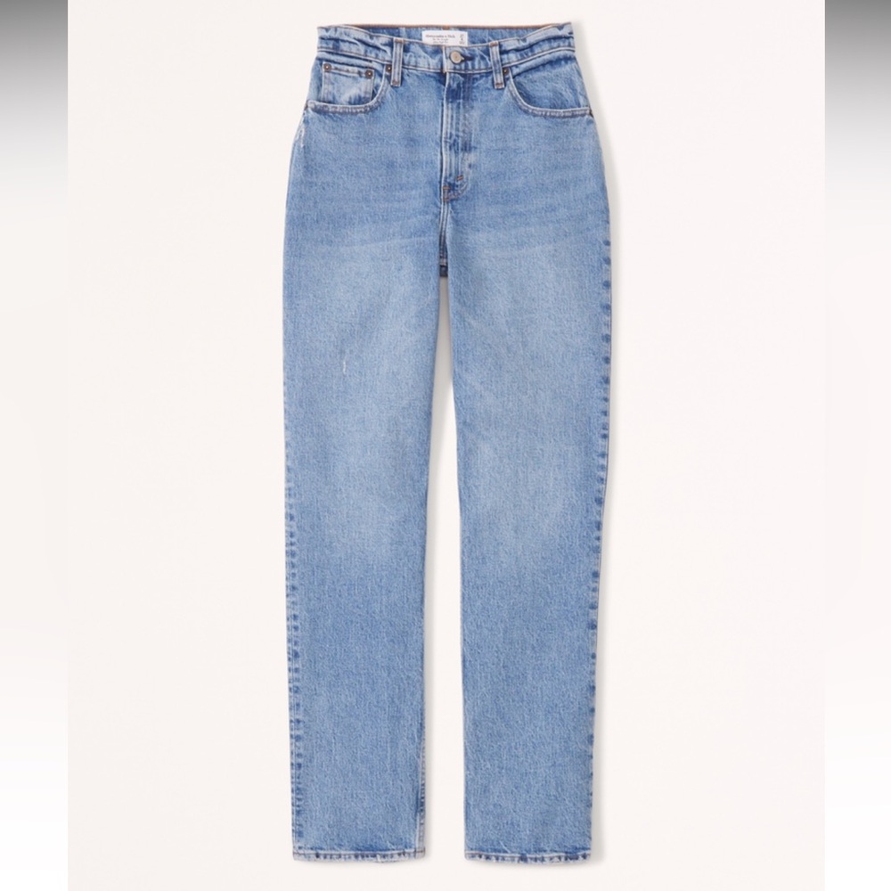 Abercrombie Curve Love Ultra High Rise 90s Straight Jean